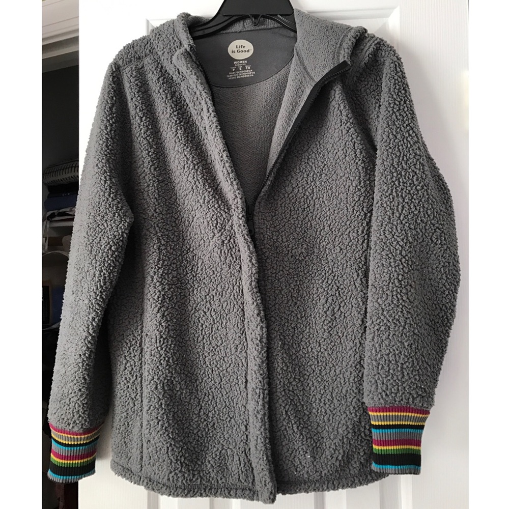 Teddy Sherpa Jacket w/ Hoodie